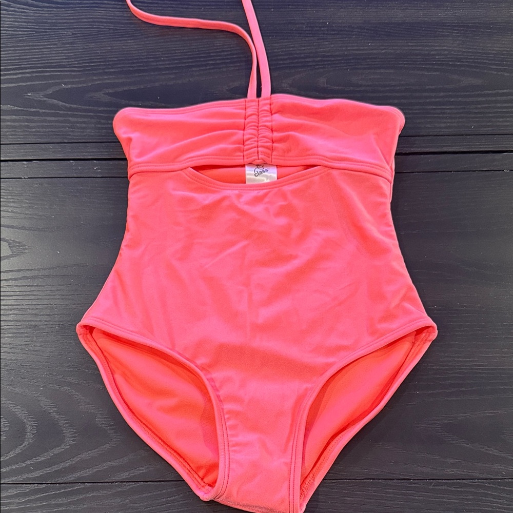 Target Coral Kids One Piece Swimsuit